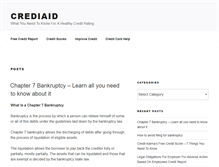 Tablet Screenshot of crediaid.com